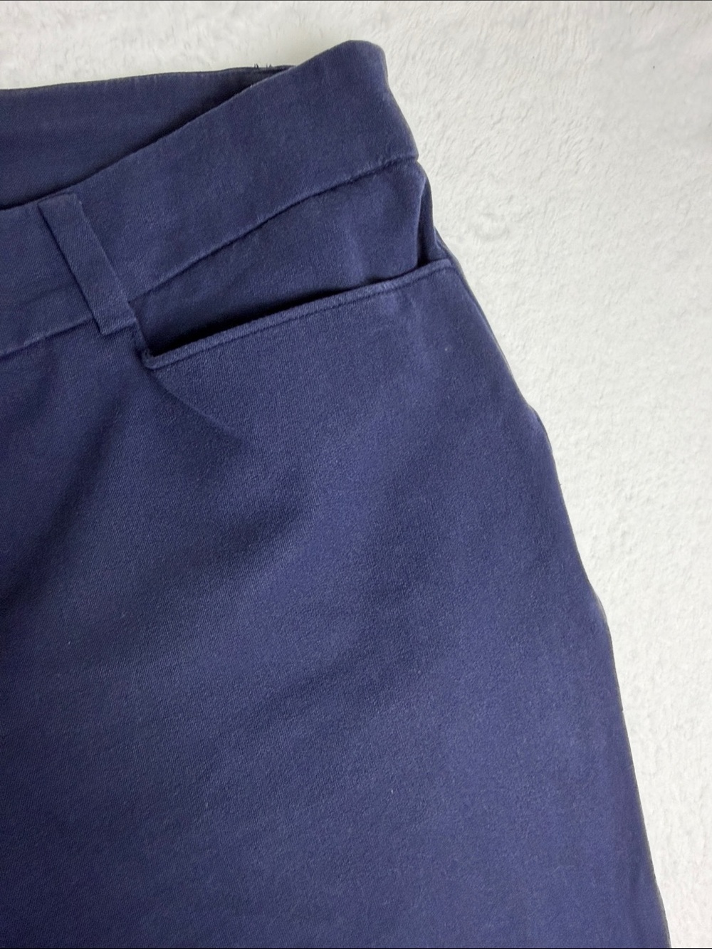 Deep Navy Straight-Leg Dress Pants Size 14W - Picture 3 of 8
